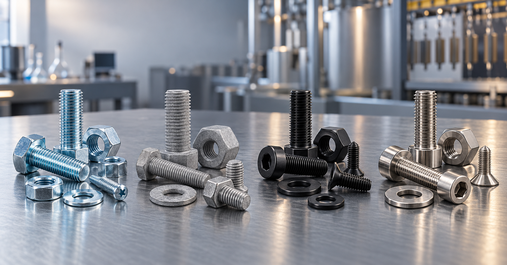 Chemical solutions for surface finishing and fastener coating